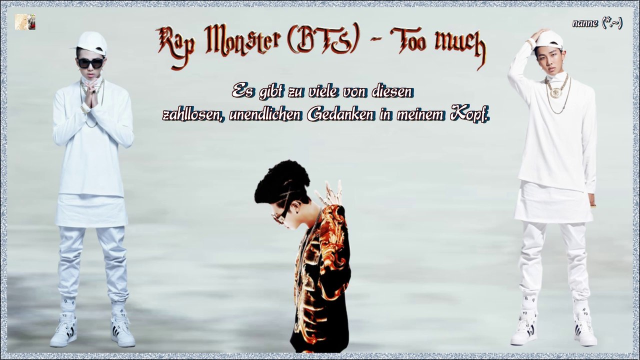 Rap Monster (BTS) - Too much k-pop [german sub]