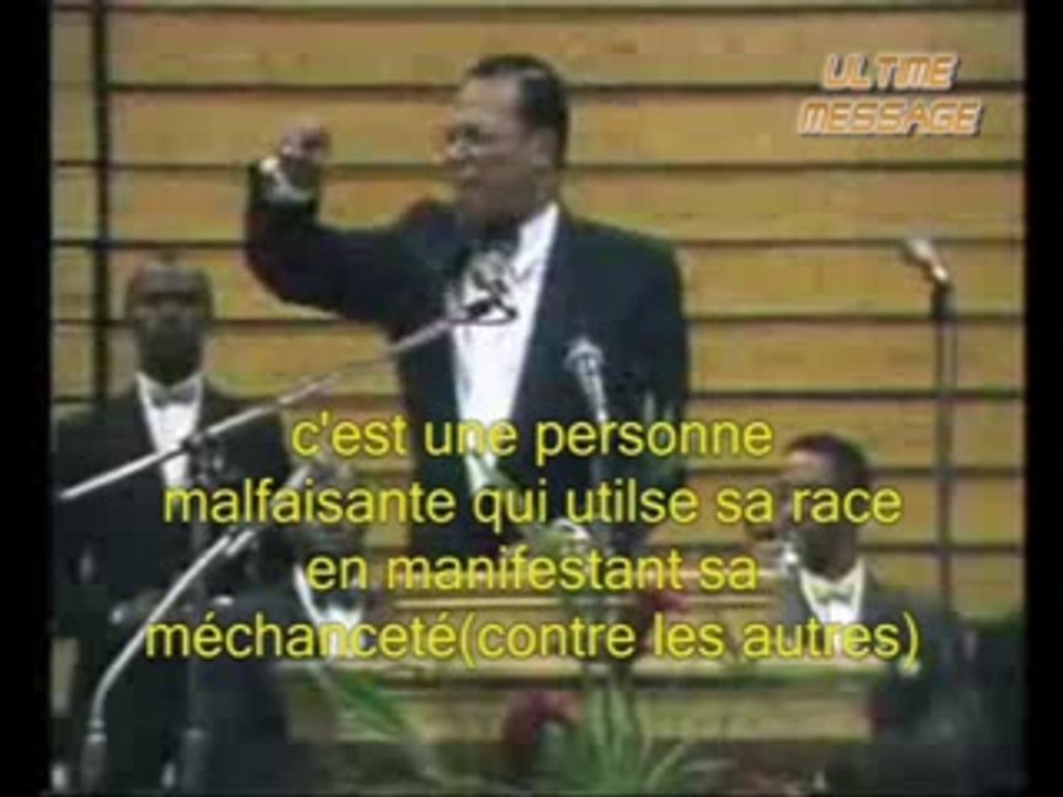 Louis Farrakhan - definition du mot racisme