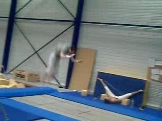 enchainement au trampoline avec seb momo