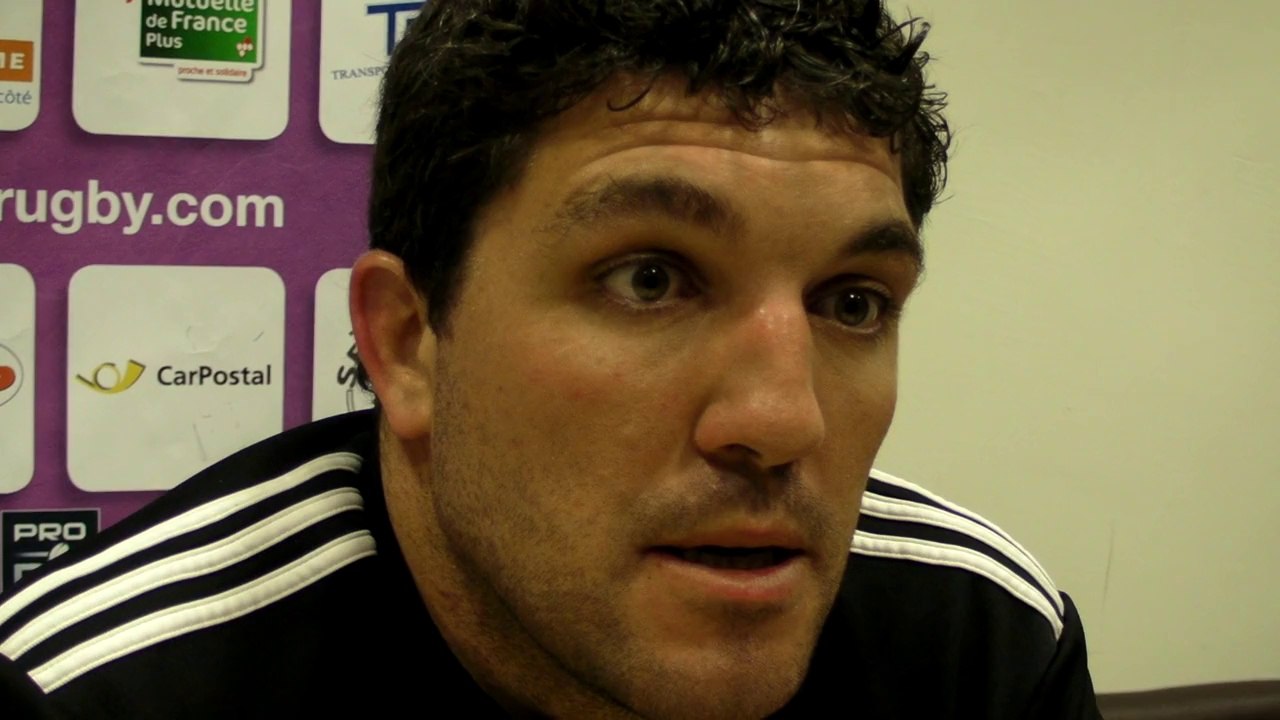 Rugby  Pro D2 - Yoann Boulanger réagit après USB - La Rochelle