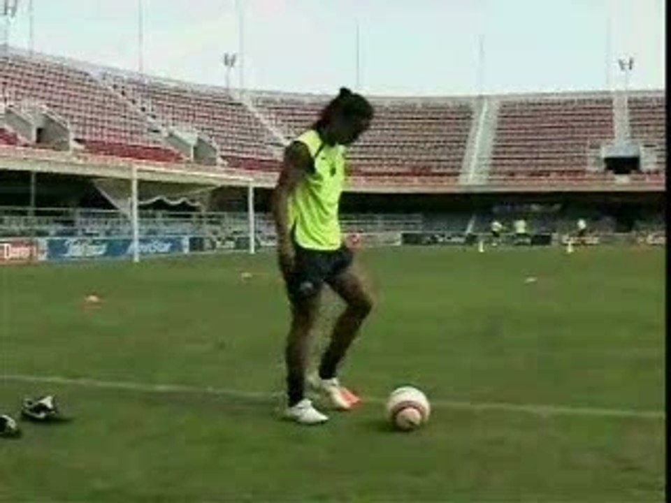 Entrainement Ronaldinho