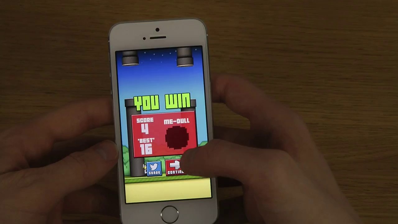 Crappy Bird iPhone 5S iOS 7.1 Final HD Gameplay Trailer