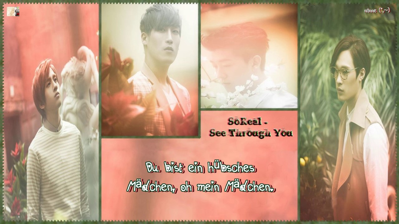 SoReal - See Through You k-pop [german sub]