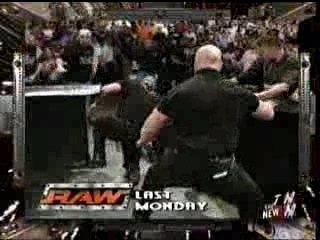WWE - Goldberg Spears Rosie Through a Ba