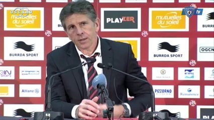 L1 / 2013-14 : Nice 2-0 Bastia : Réaction de C. Puel