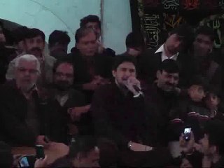 Farhan Ali Waris mosaib masoom Sakena majlis 2014 at 19 Block Sargodha
