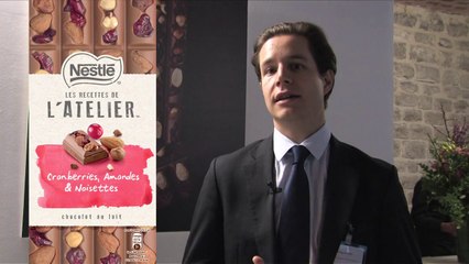 Présentation chocolat Nestlé "les recettes de l'atelier"