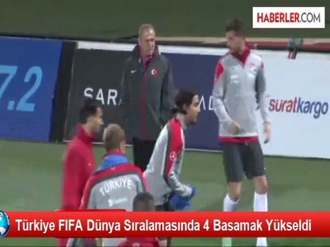 Türkiye FIFA Dünya Sıralamasında 4 Basamak Yükseldi