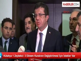 Bakan Nihat Zeybekci: "3 Dönem İçin Tabandan Gelen İstek Değerlendirilmeli"