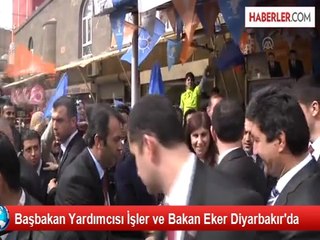 Başbakan Yardımcısı İşler ve Bakan Eker, Diyarbakır'da