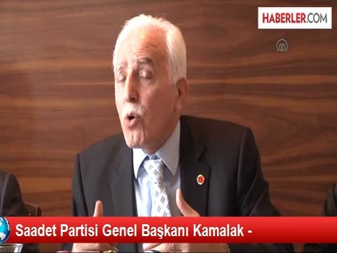 Saadet Partisi Genel Başkanı Kamalak, Diyarbakır'da