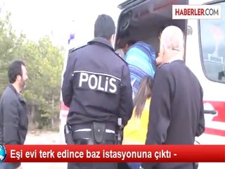 Eşi Evi Terk Edince Baz İstasyonuna Çıktı