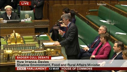 BBC Parliament Live_House of Commons_ Badger Cull Debate 13Mar14 part9
