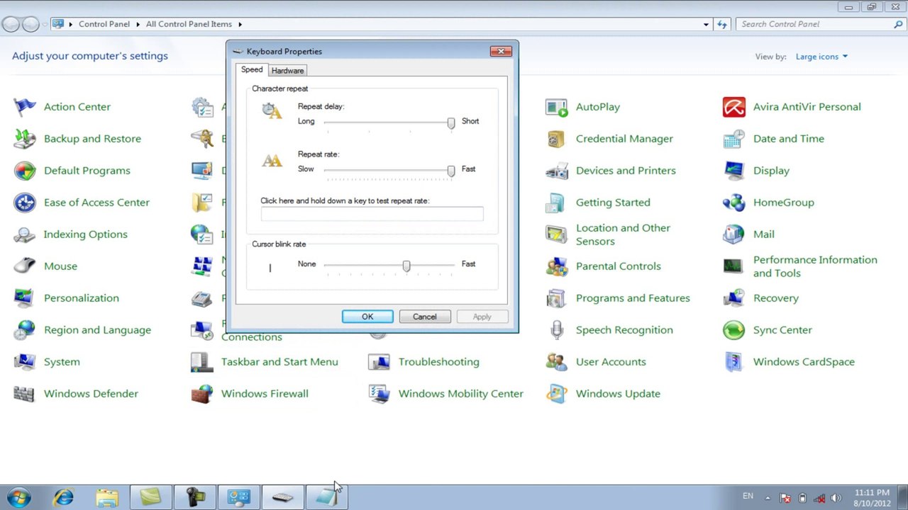 keyboard Setting