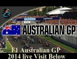 F1 Race Australian Grand Prix 2014 live