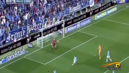 اهداف مباراة ملقا 0-1 ريال مدريد [2014_03_15] تعليق الأخضر بريش HD