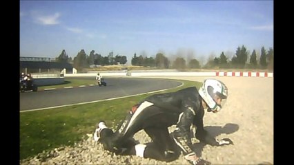 Chute Stéphane B Catalunya Bikers Days 2014