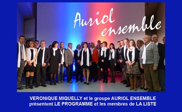 Diaporama: Présentation Programme et Liste Auriol Ensemble 13-03-2014