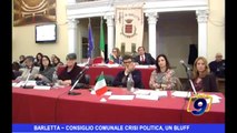 Barletta | Consiglio Comunale crisi politica, un bluff
