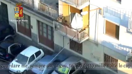 Catania - Droga, le istruzioni per l'uso in un appartamento (15.03.14)