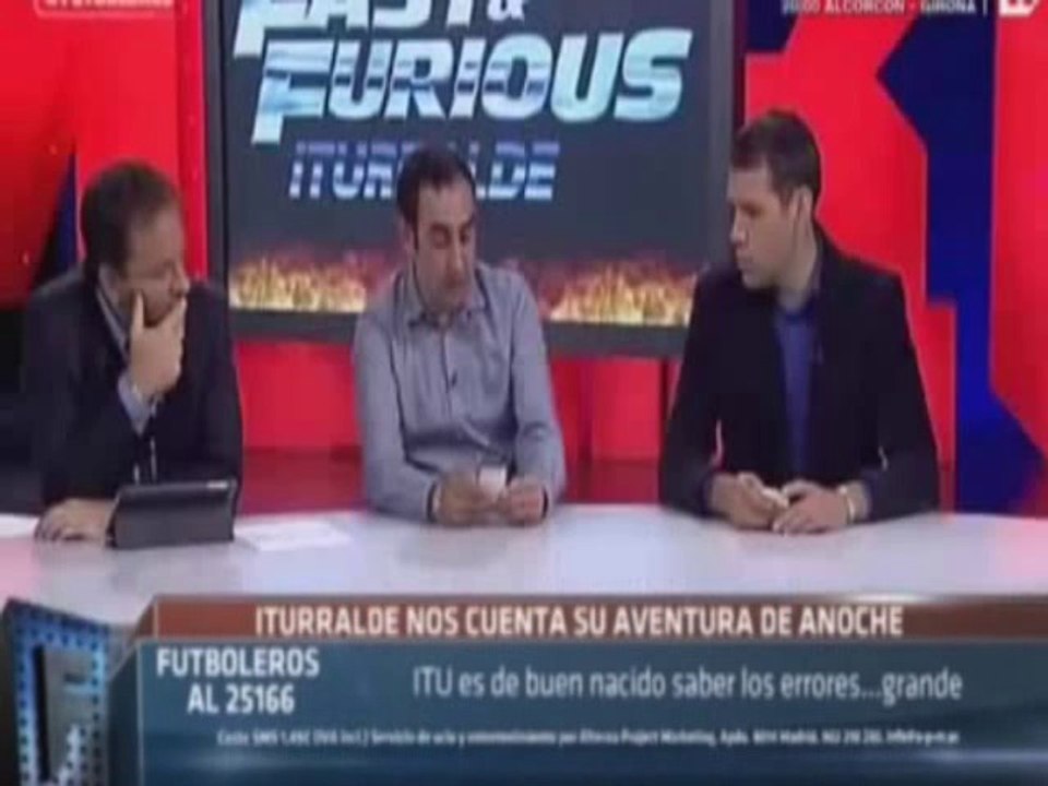 La frustración de Iturralde tras su rifirrafe con Florentino Pérez
