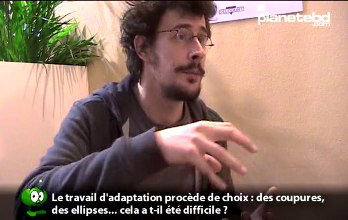 Loïc Godart en interview pour planetebd.com