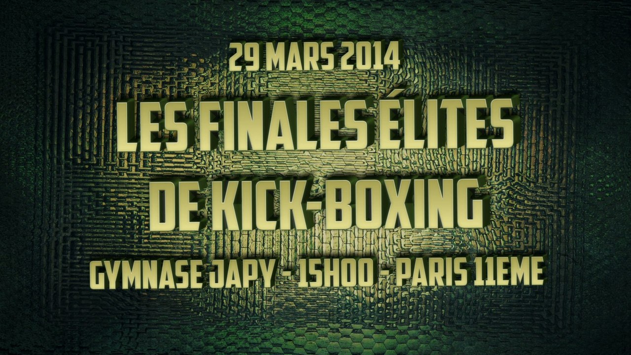 Kick-Boxing Finales Elites 29 Mars 2014 Bande-annonce