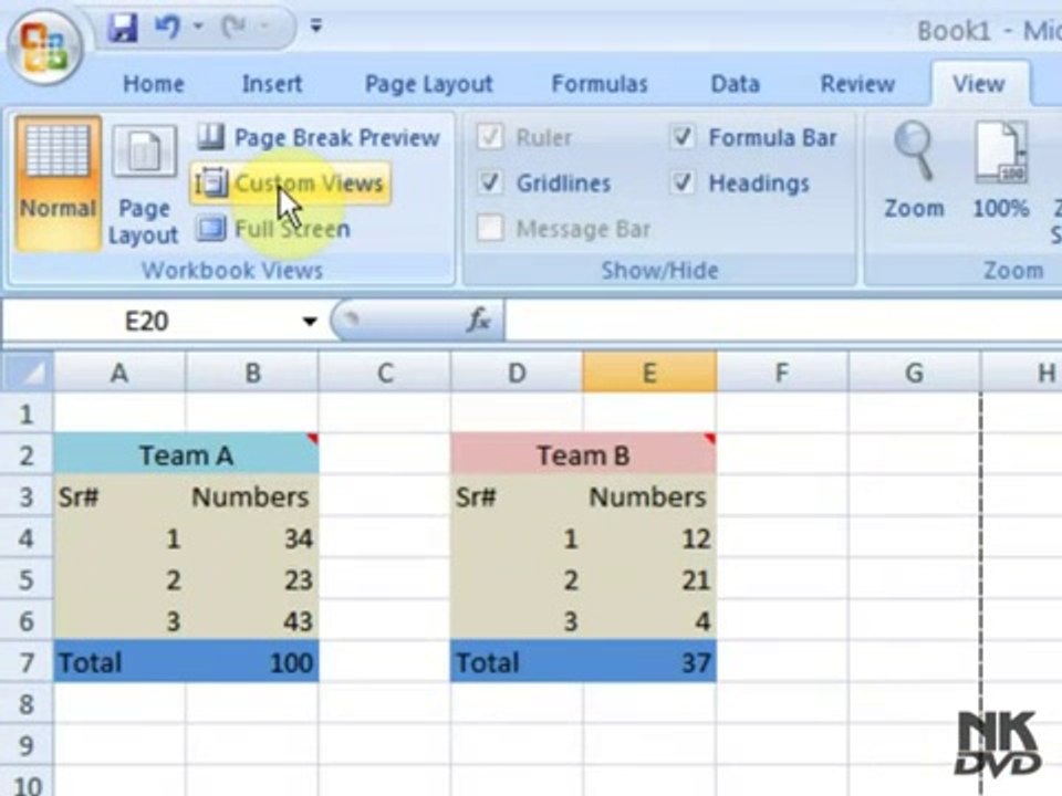 Ms Excel Lesson # 84 The Workbook Views(Urdu _ Hindi)
