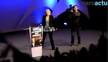 Municipales 2014 : Marine Le Pen vient soutenir Stéphane Ravier à Marseille