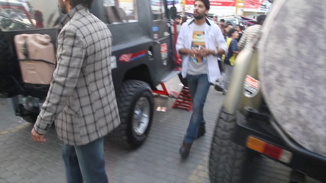 jeeps Pakwheel event 16 March 2014 Lahore Liberty Market Pakistan