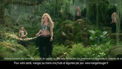 Activia et Shakira  Votre bien-être commence à l'interieur (pub française)