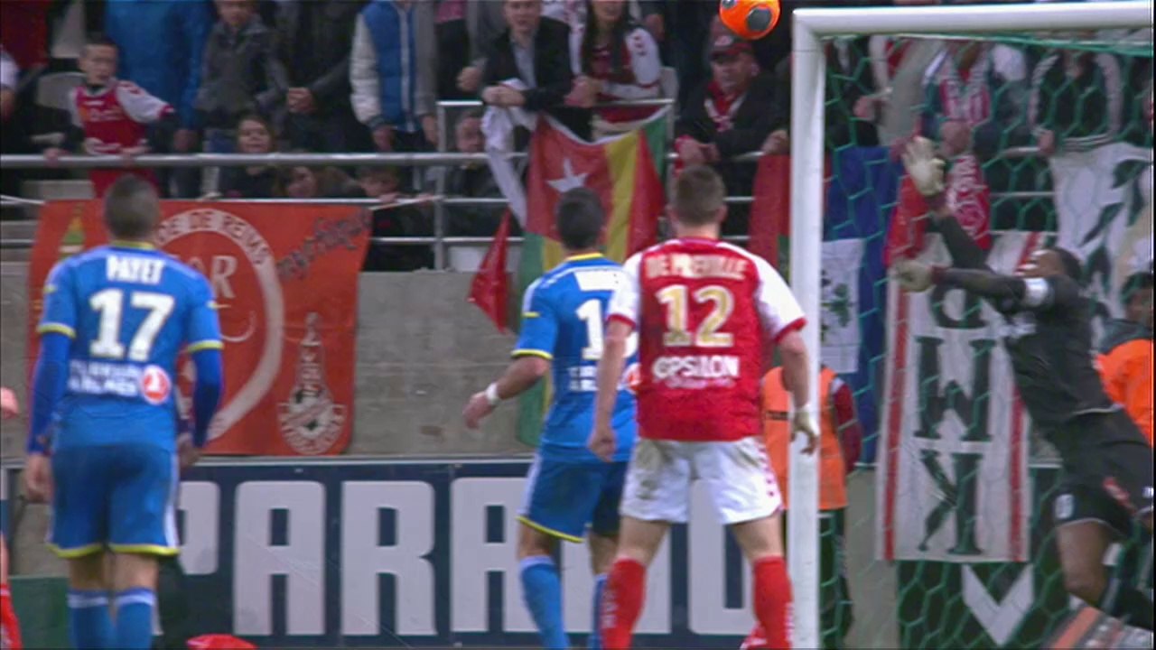 But Antoine DEVAUX (67ème) - Stade de Reims - Olympique de Marseille - (1-1) - 14/03/14 - (SdR-OM)