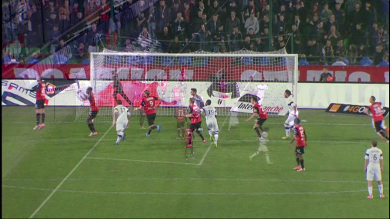 But Ola TOIVONEN (14ème csc) - Stade Rennais FC - Toulouse FC - (2-3) - 15/03/14 - (SRFC-TFC)