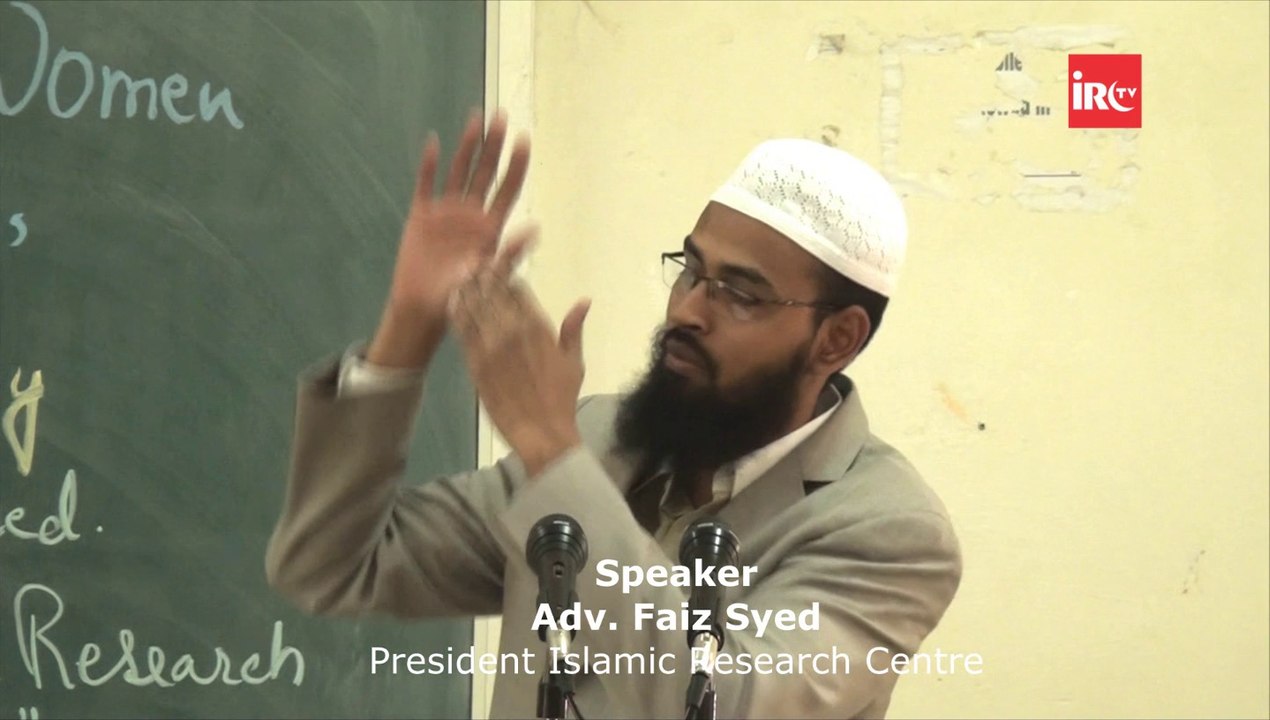 Islam Me Aurat Aur Aadmi Ke Mazhabi Rights Barabar Hai Aur Uska Sawab Uskeliye Hai By Adv. Faiz Syed