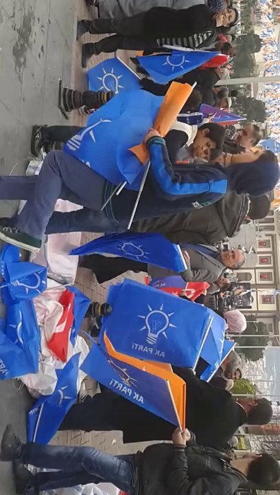 16 mart 2014 akp manisa mitingi bayrak mitingi