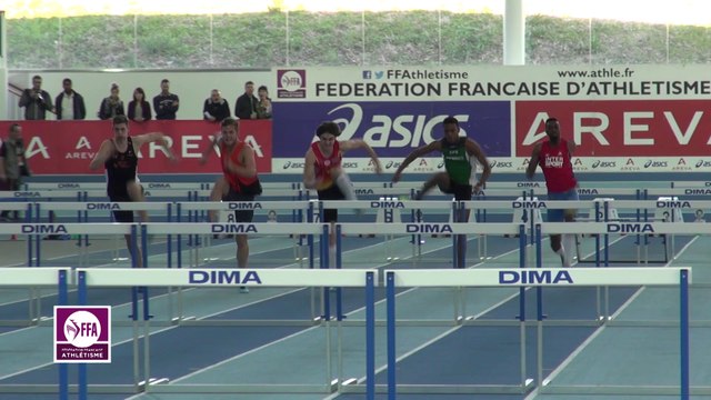 Finale B 60 m haies Espoirs Garçons
