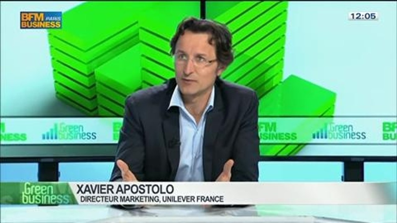 Les mini-déodorants d'Unilever: Xavier Apostolo et Arnaud Gossement, dans Green Business – 16/03 1/4