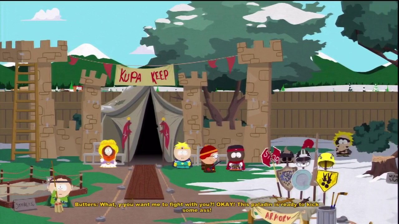 PS3 - South Park - The Stick Of Truth - Chapter 2 - Call The Banners - Part 4 - Return To Cartman And Learn Dragonshout