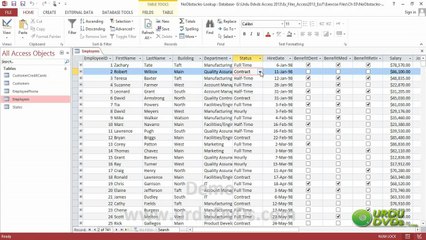 21. MS.Access 2013 in Urdu - Drop Down List