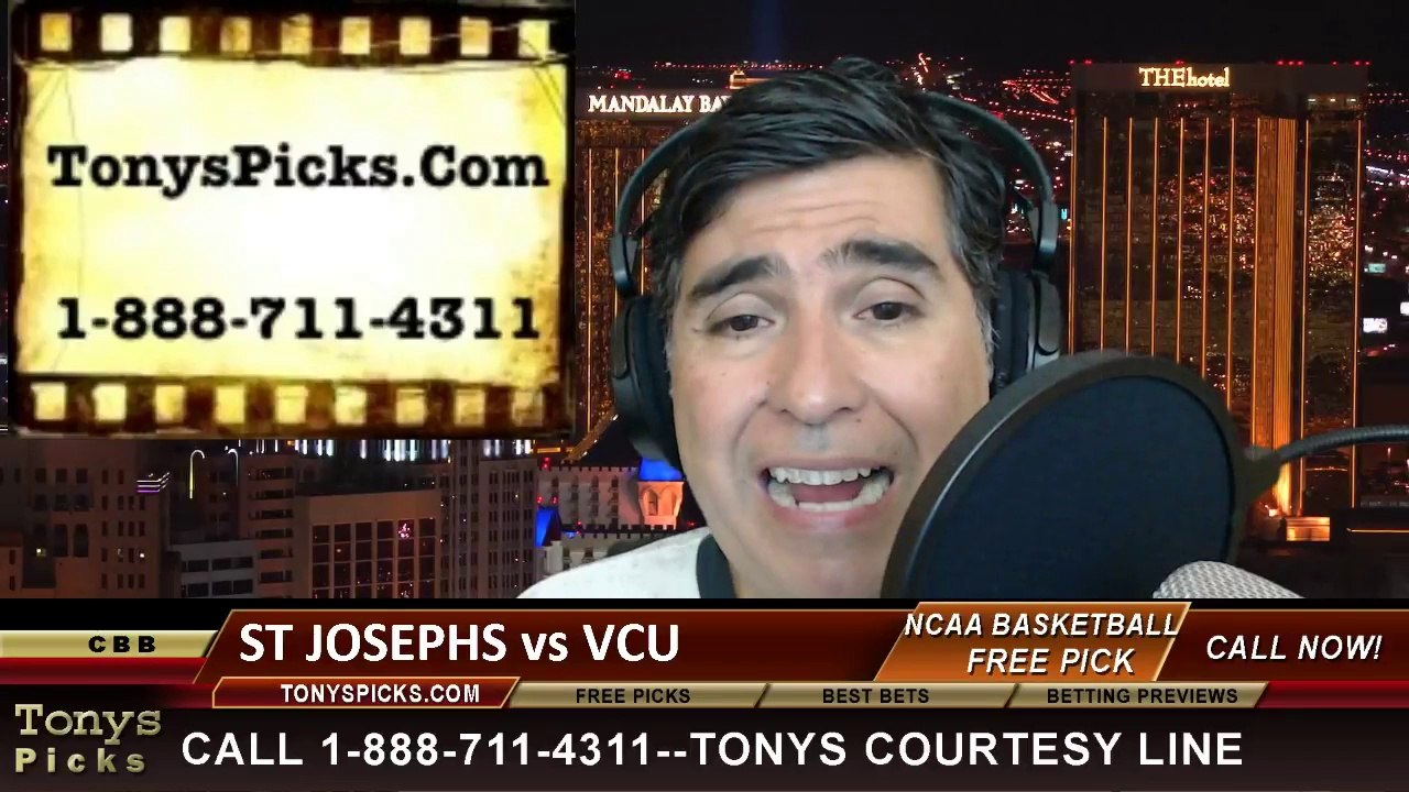 VCU Rams vs. St Joseph HawksPick Prediction NCAA College Basketball Odds Preview 3-16-2014