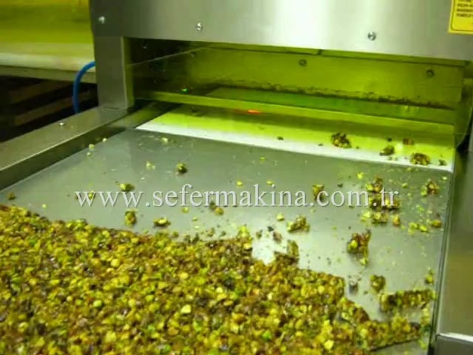 Krokan Kesme Makinası - Peanut bar cutting machine - Energy bar line