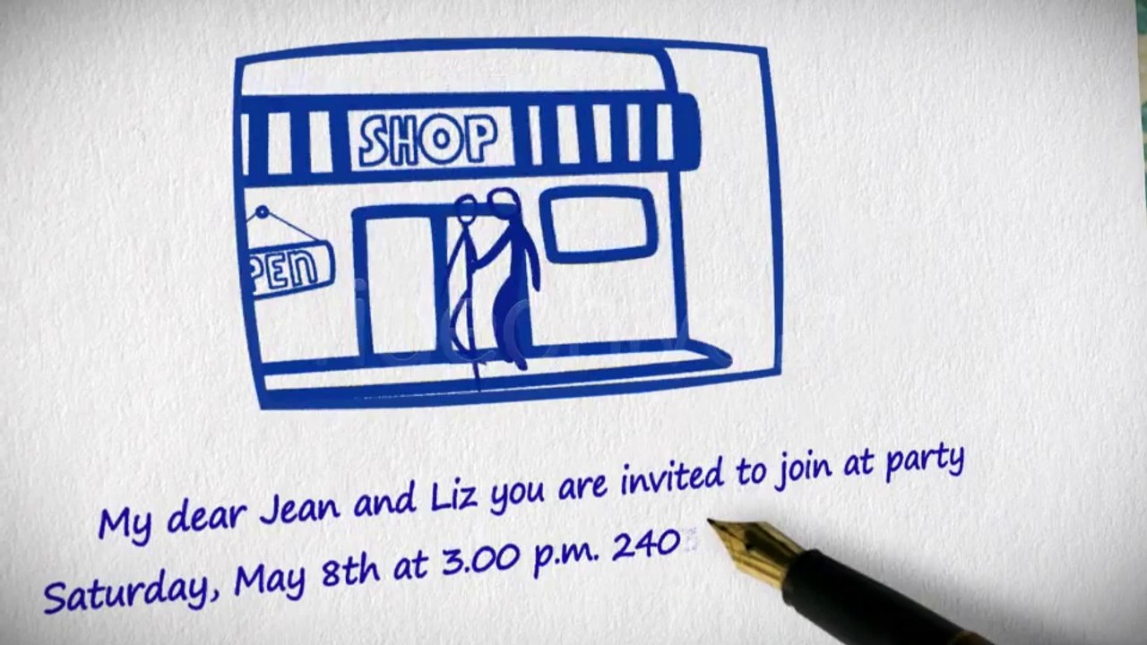 Universal Invitation with Animation - After Effects Template