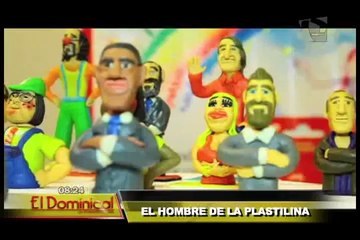 El hombre de la plastilina: Raúl Vásquez y peculinar talento artístico