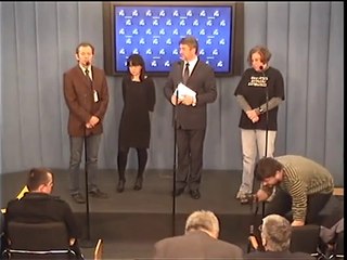 Poseł Bogdan Rzońca - konferencja prasowa