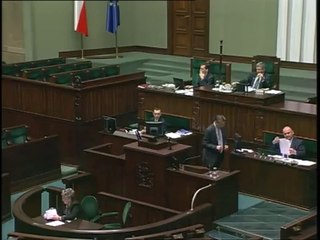 Poseł Tadeusz Tomaszewski - Wystąpienie z dnia 13 marca 2014 roku.