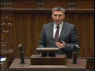 Poseł Waldemar Sługocki - Wystąpienie z dnia 13 marca 2014 roku.