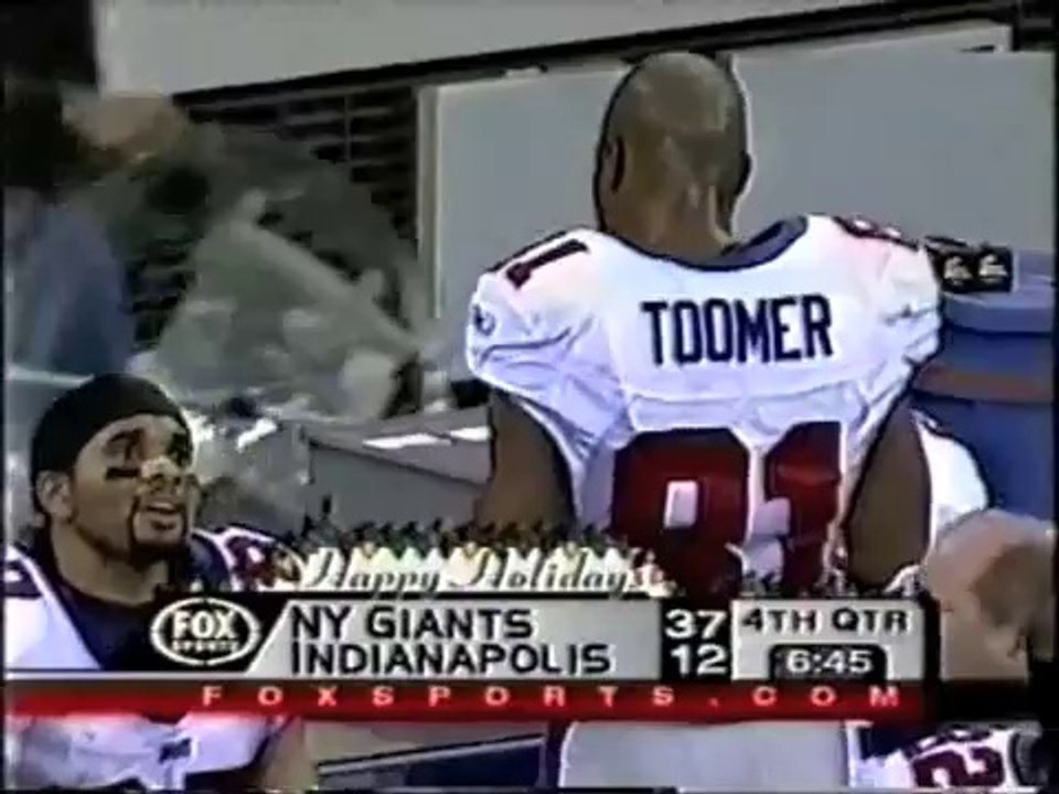 Toomer 2nd TD vs Colts