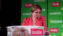 Vidéo meeting RC 14 mars 2014 CCVA Villeurbanne - Discours de Béatrice Vessiller