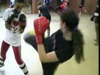 Petit assaut de Camille en Savate / Kick