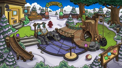 Club Penguin: New Puffle Park Room